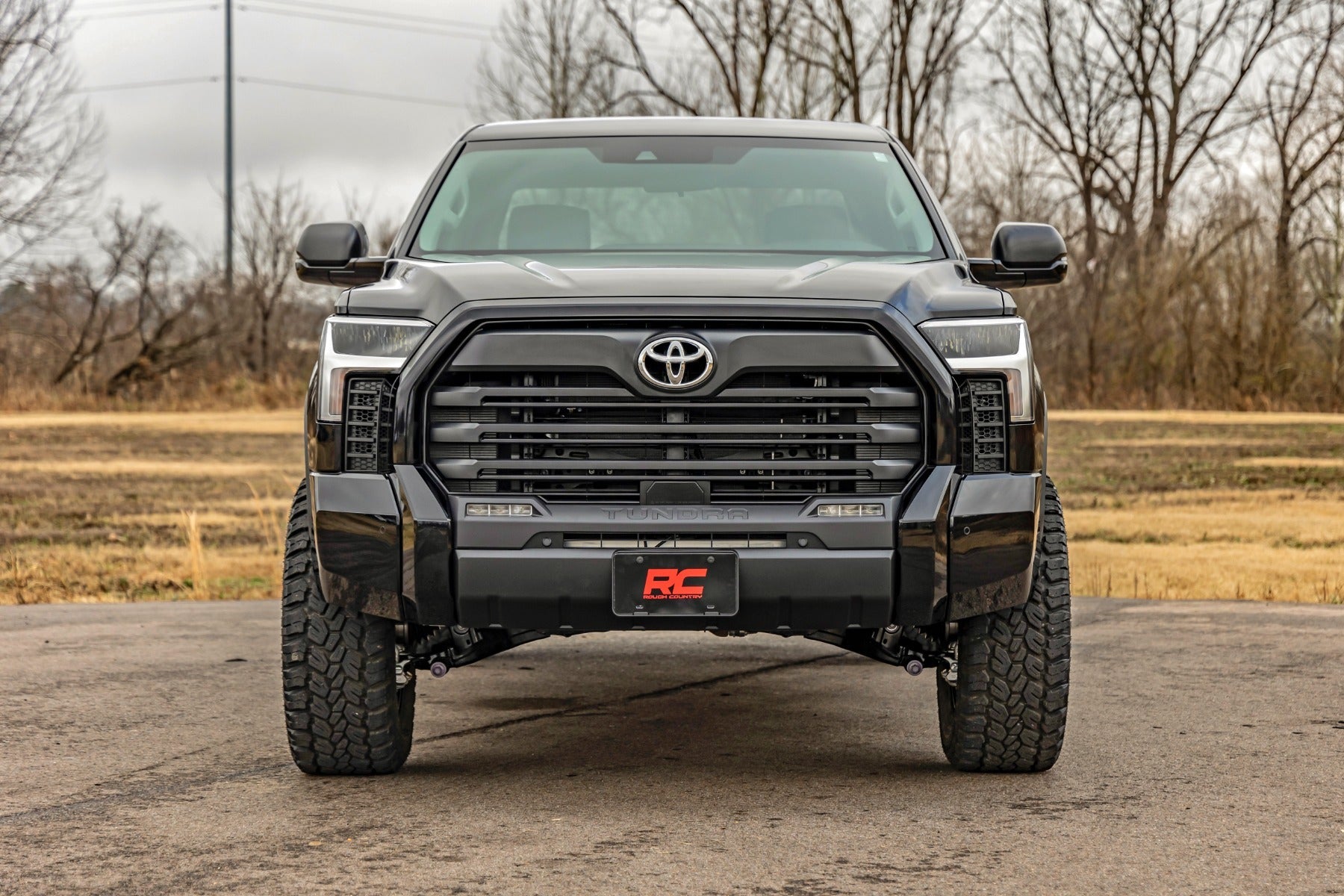 Rough Country Bolt on 3.5" Lift Kit For 2022-2024 Toyota Tundra 4WD + Vertex Coilovers