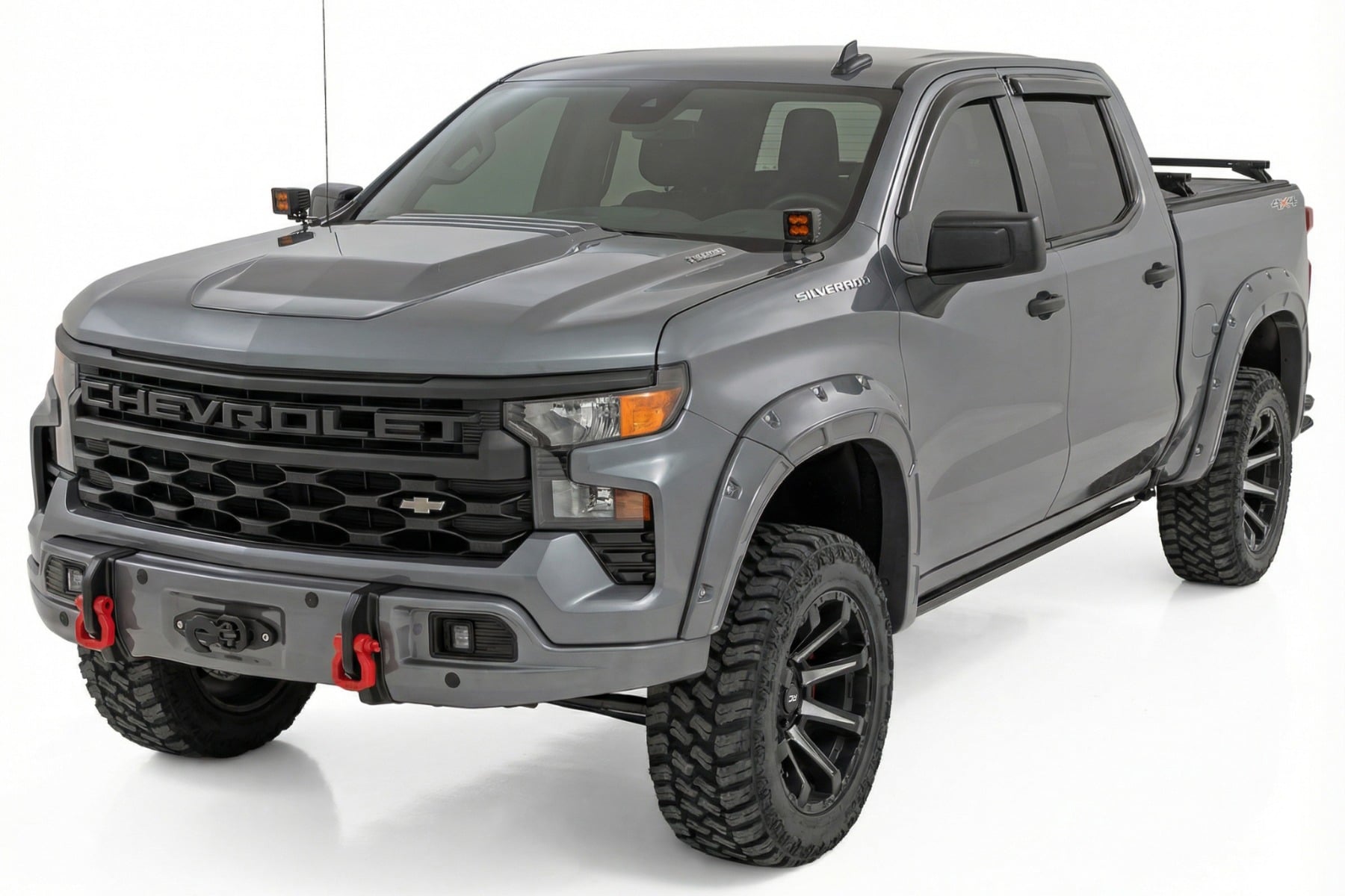 Front FXS Bumper | 12000S | GXD Sterling Grey Metallic | Chevy Silverado 1500 (23-26)