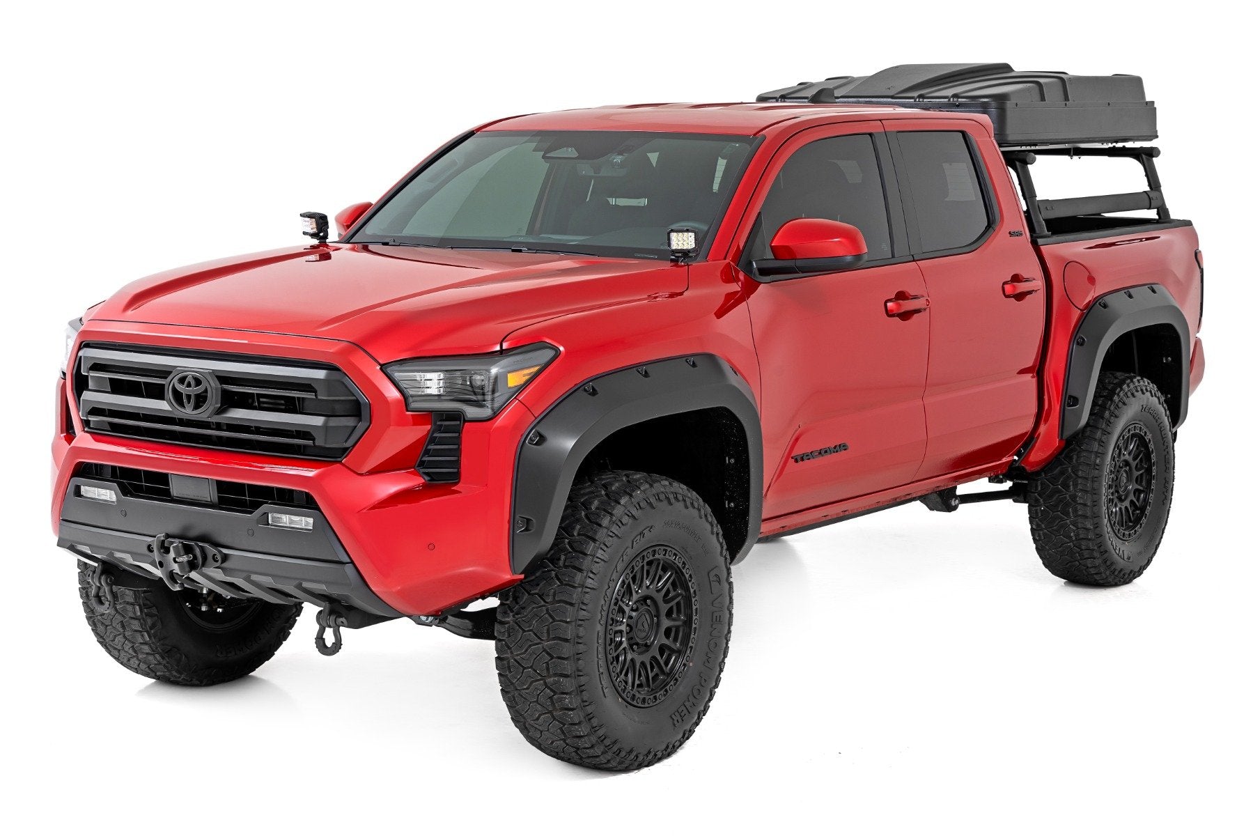 RC Hidden Winch Mount Bumper & Skid Plate for 2024-Present Toyota Tacoma