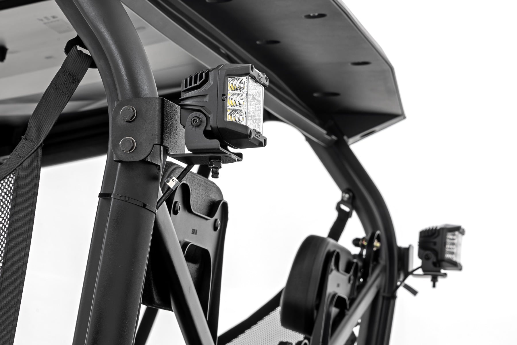 LED Light Kit | Rear Mount | 3" Chrome Pair | Wide Angle | Segway 570 F