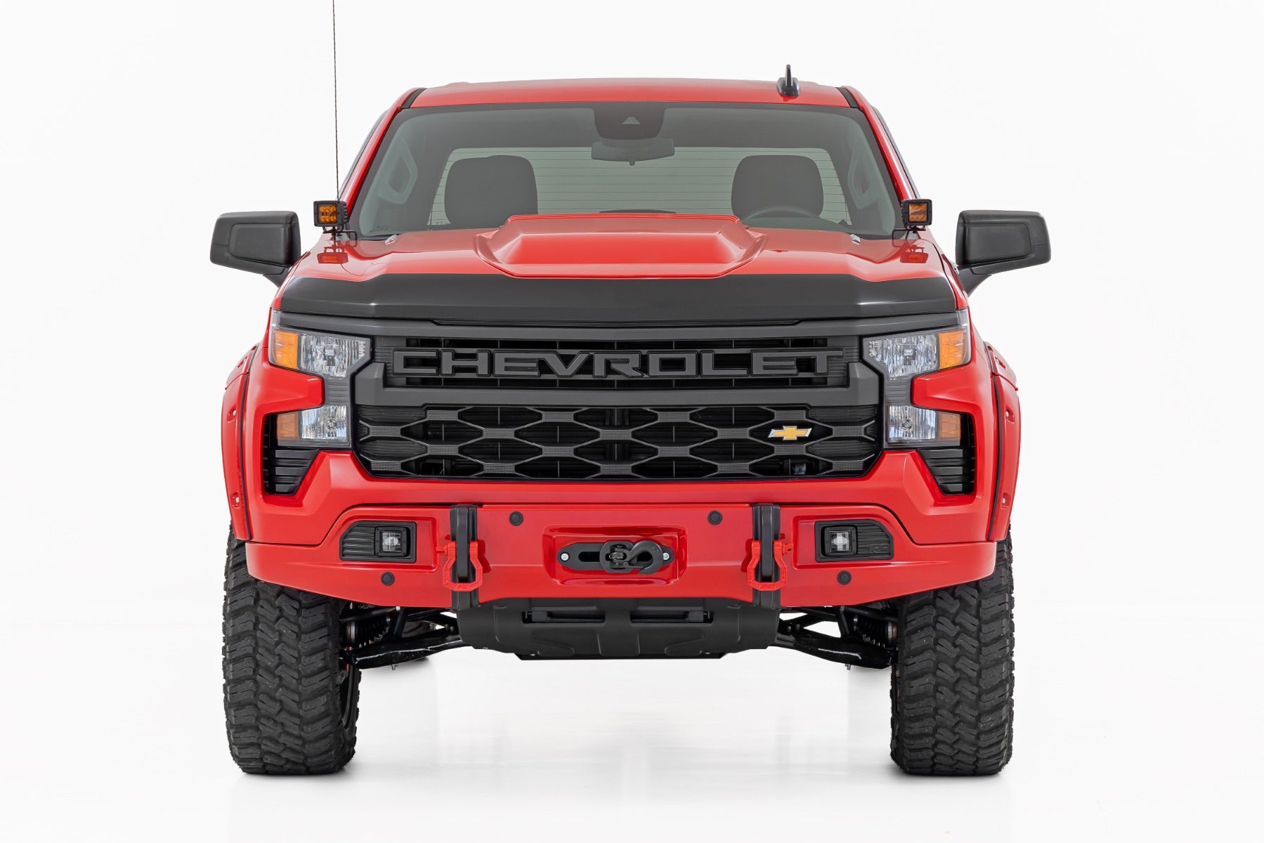 Hood Protector | Gloss Black | Chevy Silverado 1500 2WD/4WD (2019-2026)