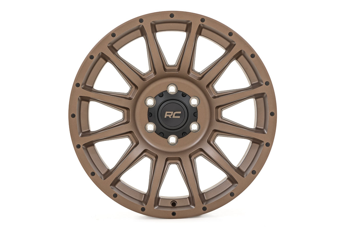 Rough Country 90 Series Wheel | One-Piece | Bronze | 18x9 | 6x5.5 | 0mm