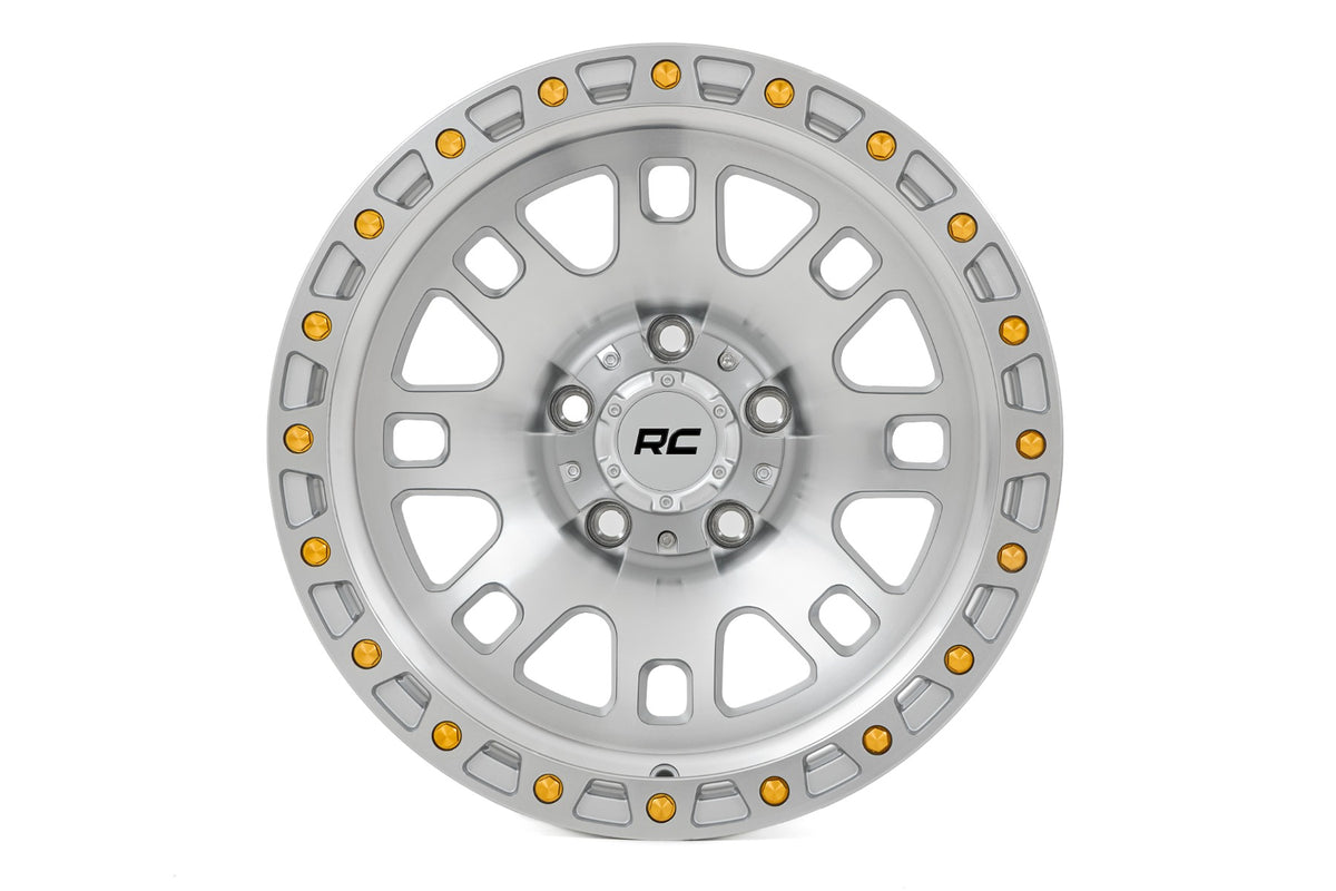 Rough Country 82 Series Wheel | One-Piece | Full Machined | 17x9 | 6x5.5 | -12mm