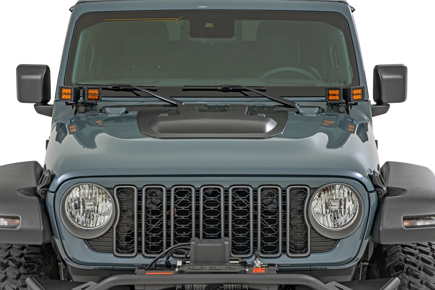 Hood Scoop | PPS Fathom Blue | Jeep Gladiator JT/Wrangler JL 4WD (2018-2026)