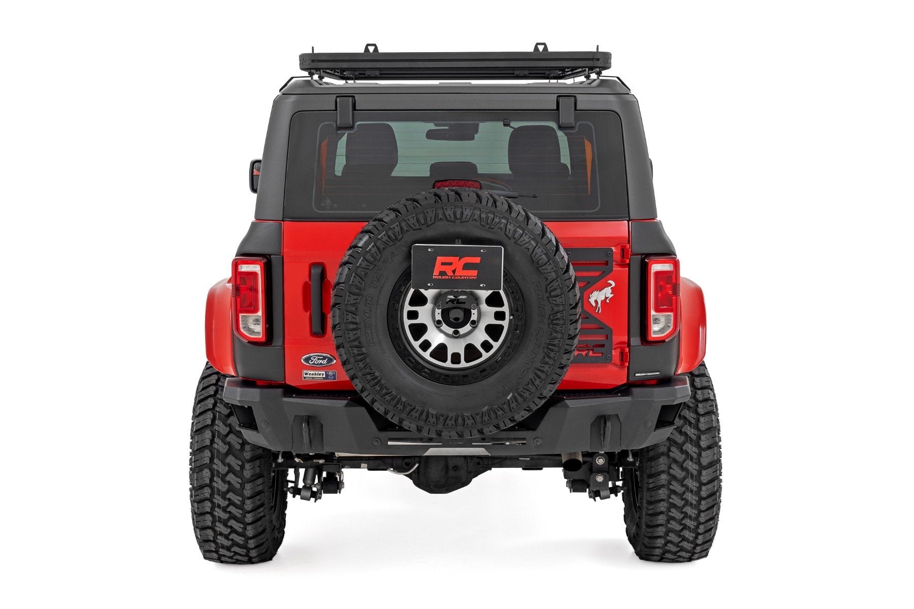 RC Low Profile Bolt on Overland Roof Rack for 2021-2026 Ford Bronco