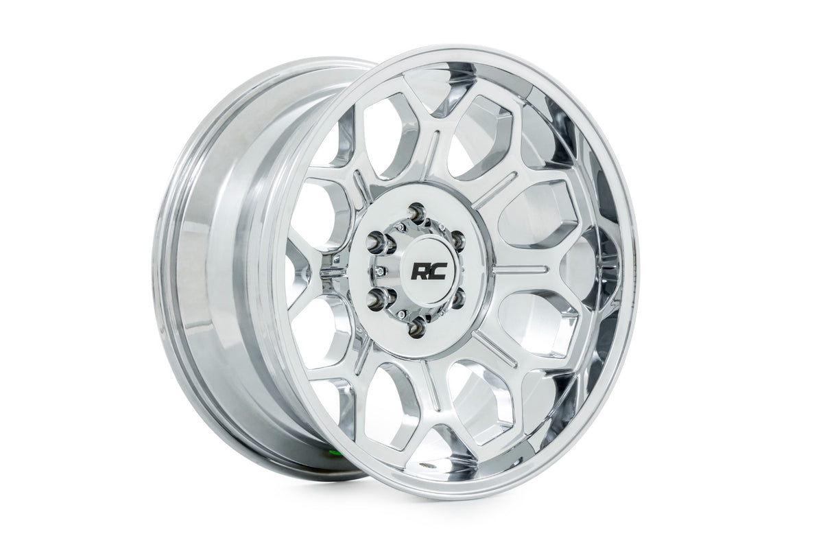 Rough Country 77 Series Wheel | One-Piece |Chrome | 22x12 | 6x5.5 | -44mm