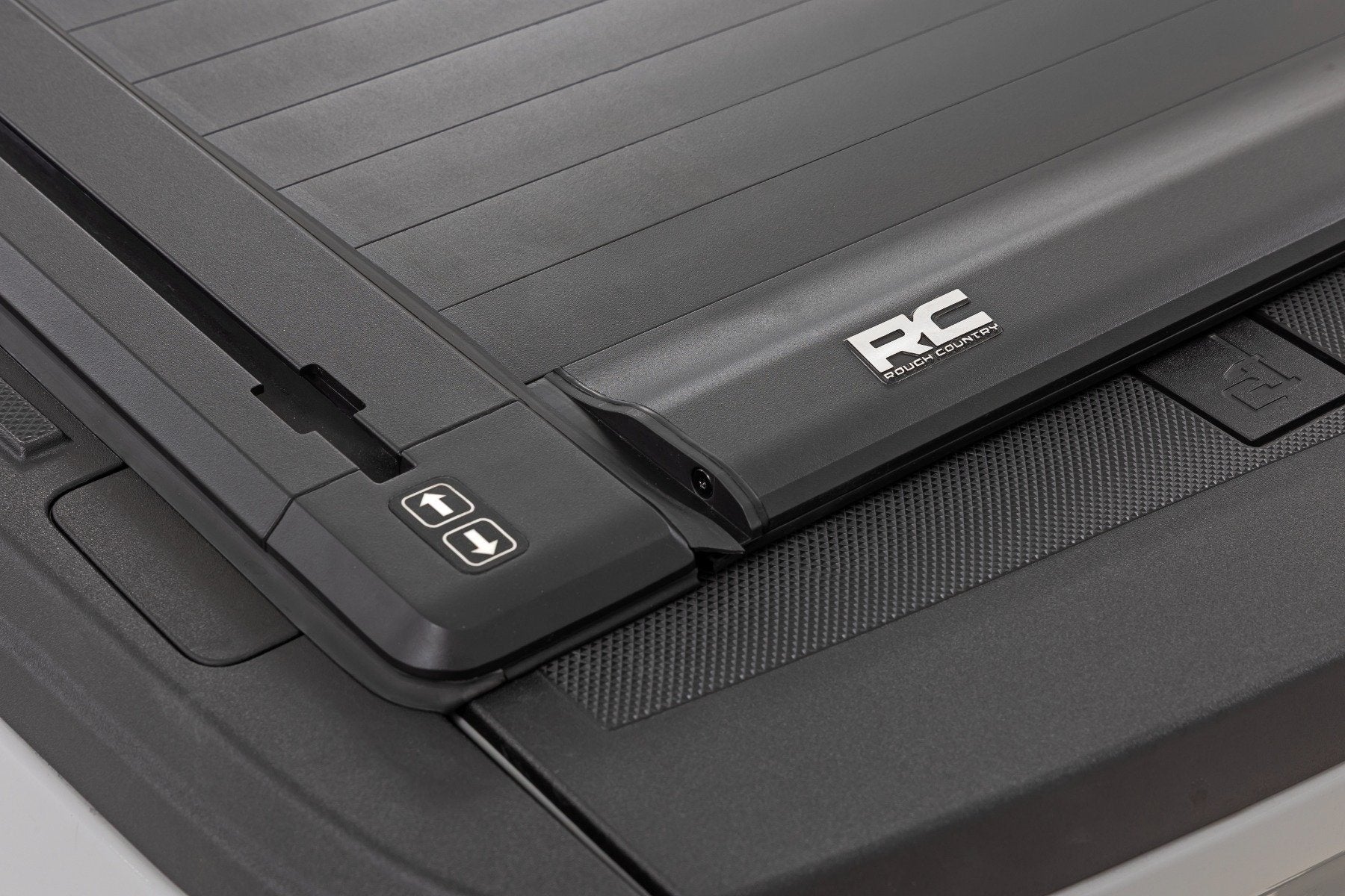 Rough Country Powered Electric Retractable Tonneau Cover for 2017-2026 Ford Raptor - 5' 7" Bed