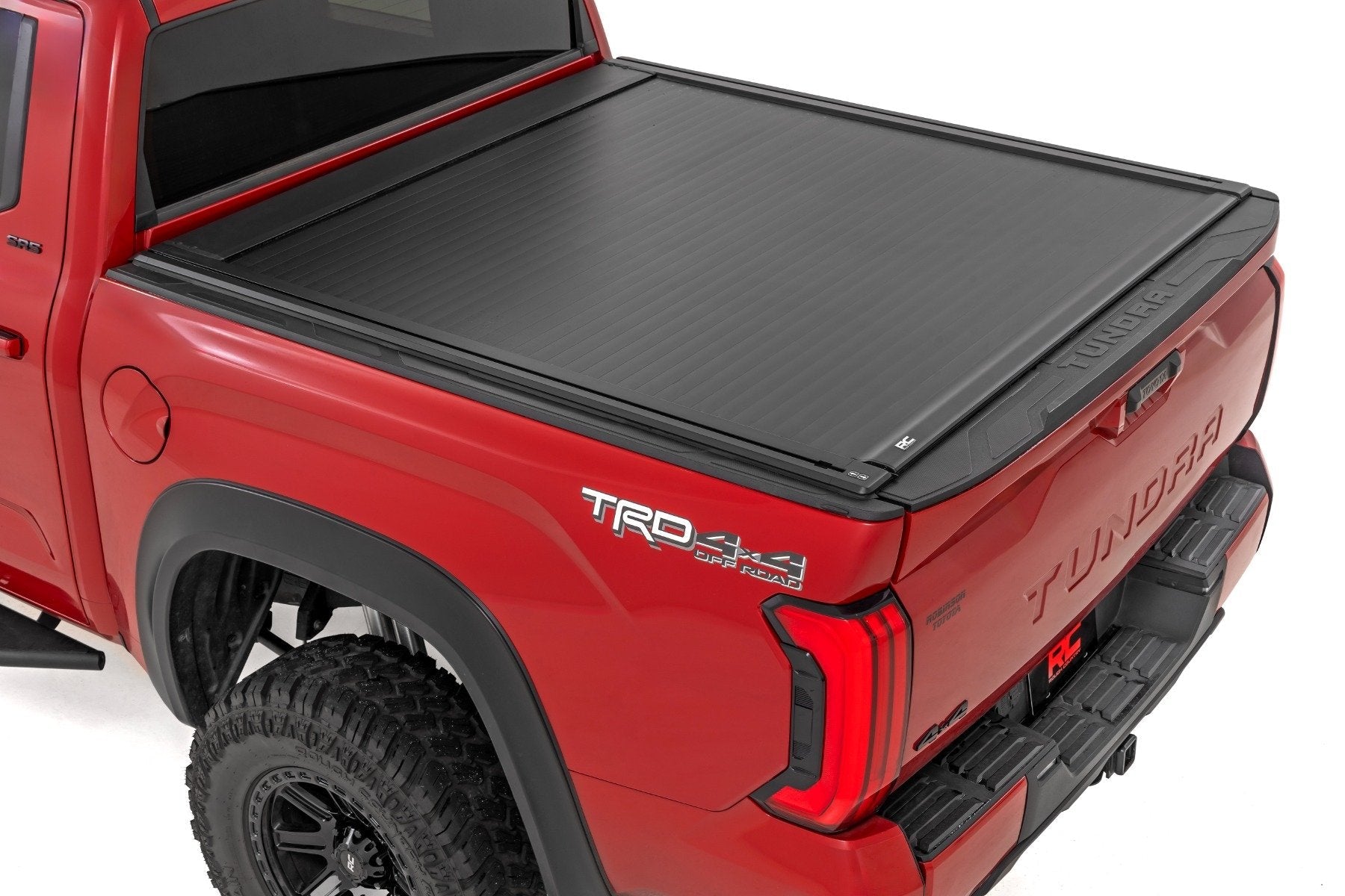 RC Powered Electric Retractable T-Slot Tonneau Cover for 2022-2026 Toyota Tundra Short Bed