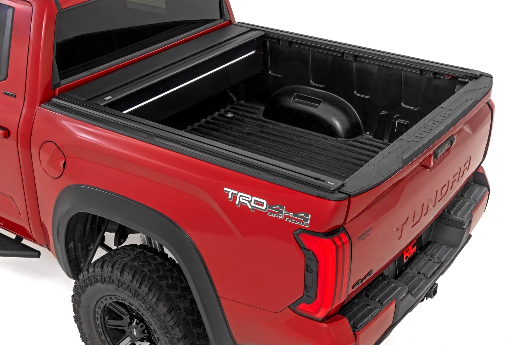 RC Powered Electric Retractable T-Slot Tonneau Cover for 2022-2026 Toyota Tundra Short Bed