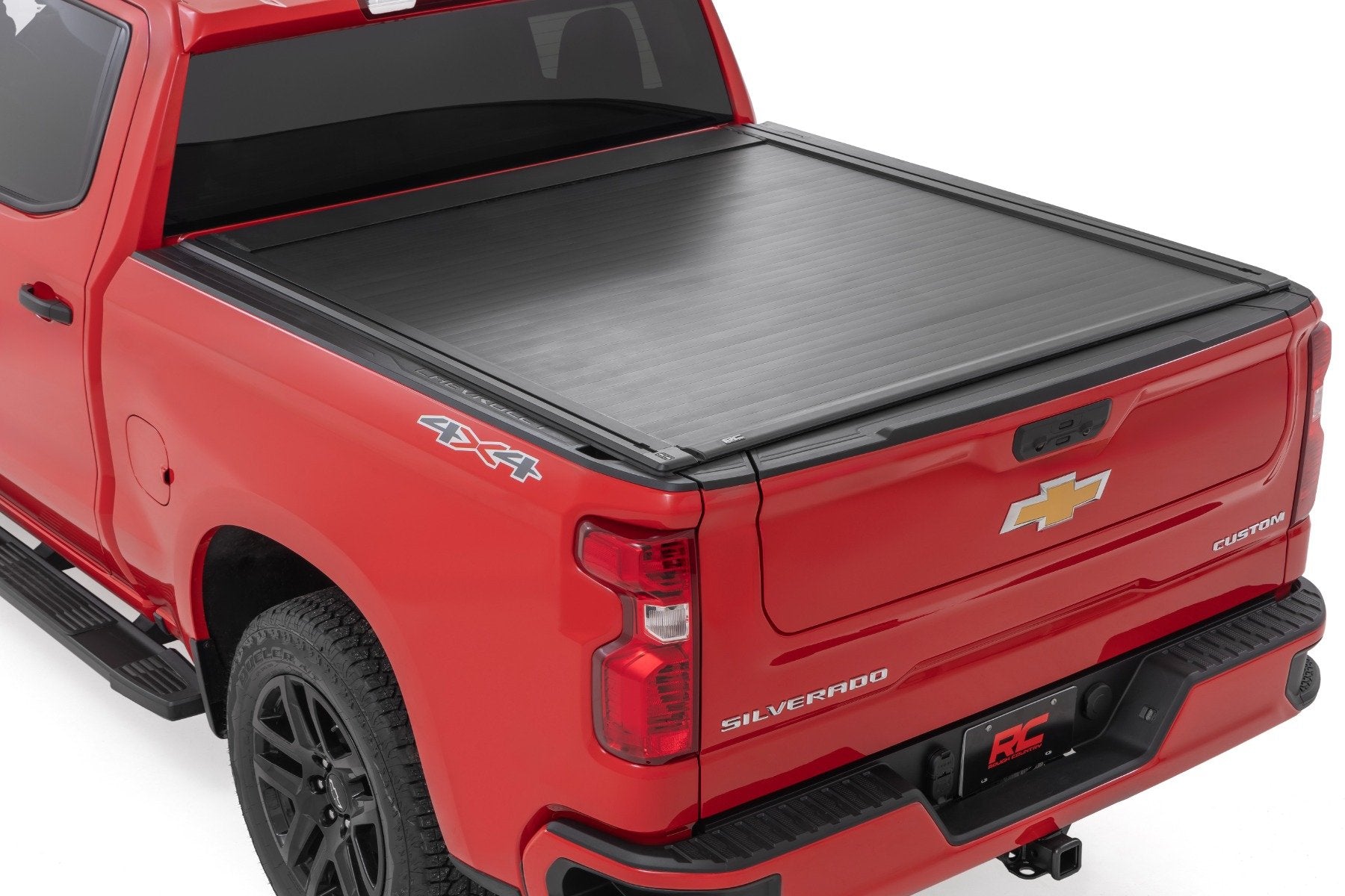 Rough Country Powered Electric Retractable Tonneau Cover for 19-26 Silverado Sierra - 5' 10" Bed