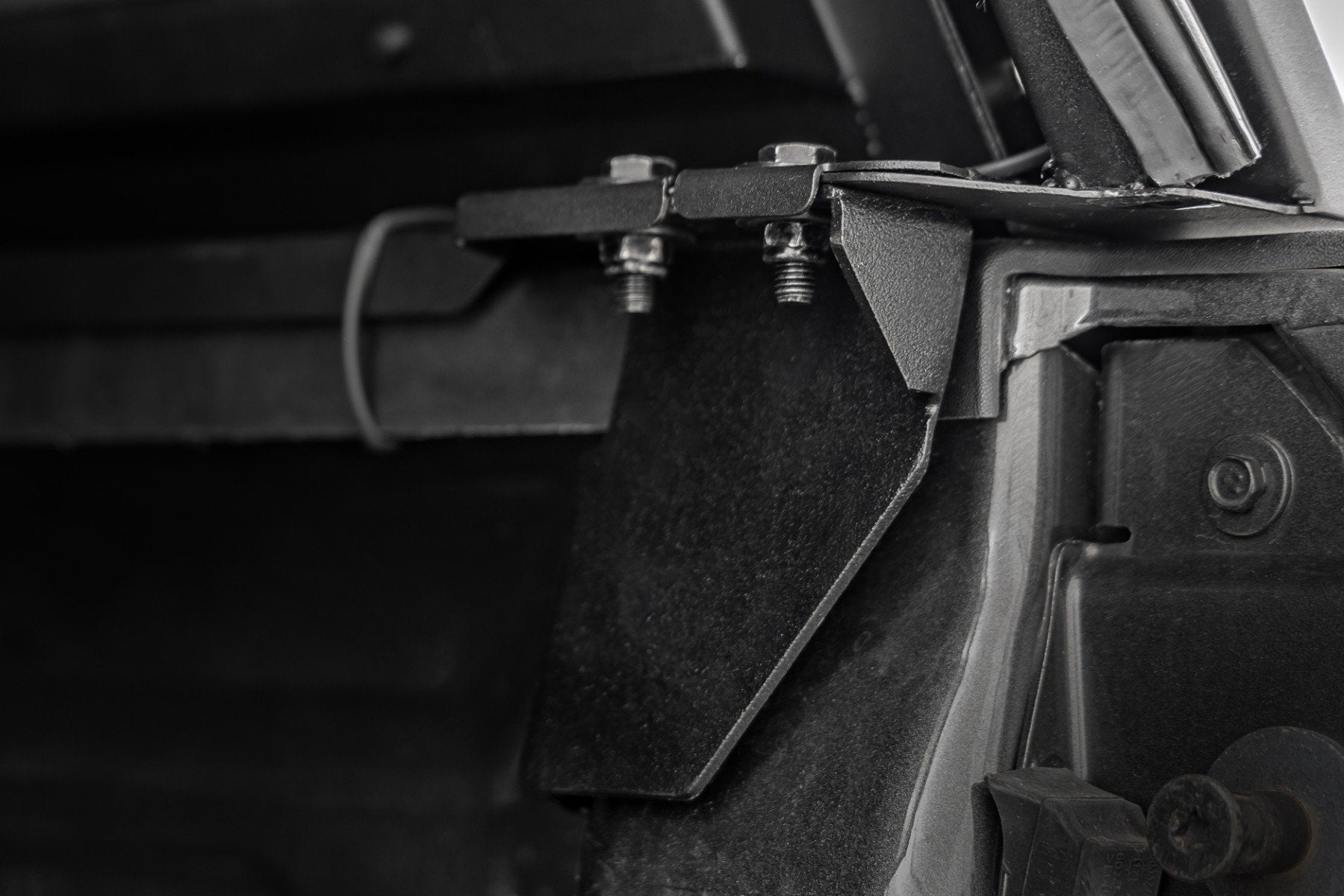 Rough Country Retractable Truck Bed Step for 2010-2018 Ram 1500