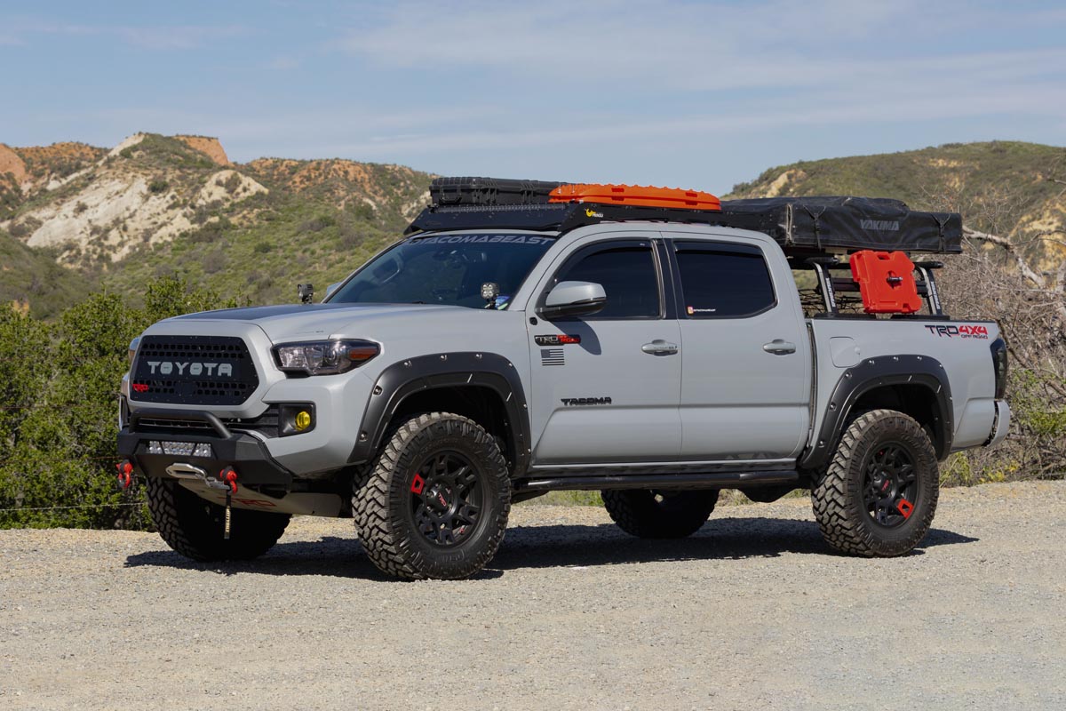 Defender Fender Flares | 218 Midnight Black Metallic | Toyota Tacoma (16-23)