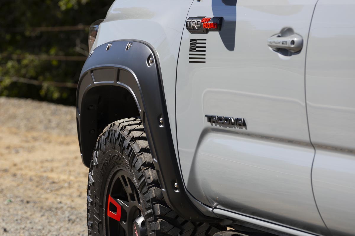 Defender Fender Flares | 218 Midnight Black Metallic | Toyota Tacoma (16-23)