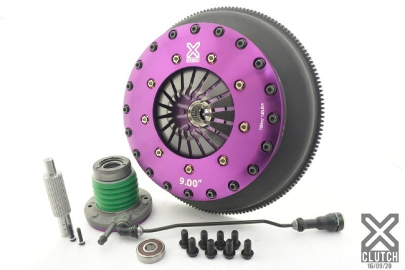 XClutch 14-19 Chevrolet Corvette 6.2L 9in Twin Solid Ceramic Clutch Kit