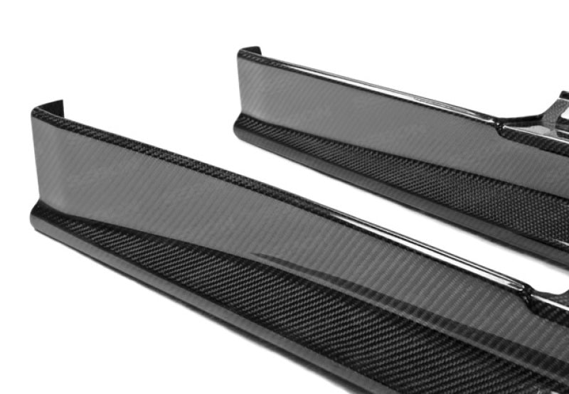 Seibon 11-13 Nissan GTR R35 VS-Style Carbon Fiber Side Skirts (Pair)