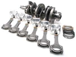 Brian Crower Nissan VQ35HR Stroker Kit 86.4mm Billet Crank Sportsman Rods 5.974in Balanced Pistons