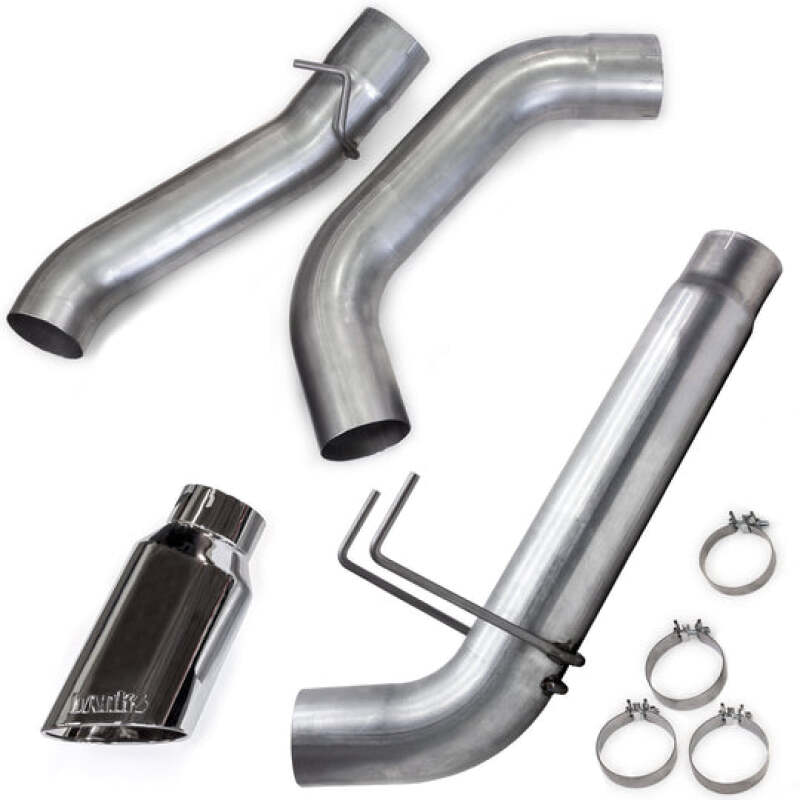 Banks Power 19-23 Dodge RAM Monster Exhaust 5.0in Single 6.7L MCSB DRW w/ SideKick S/S Chrome Tip