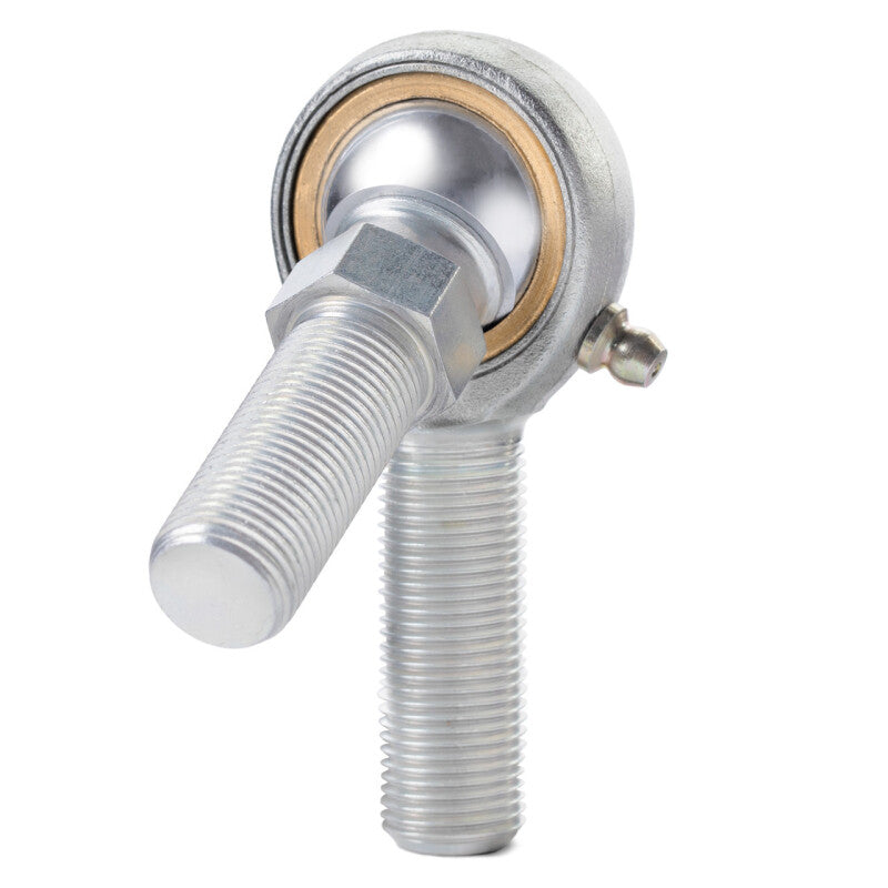 QA1 V Series 3-Pc Rod End - Male/Right Hand - 5mm Bore x M5x.08 w/Stud & Zerk - Carbon Steel