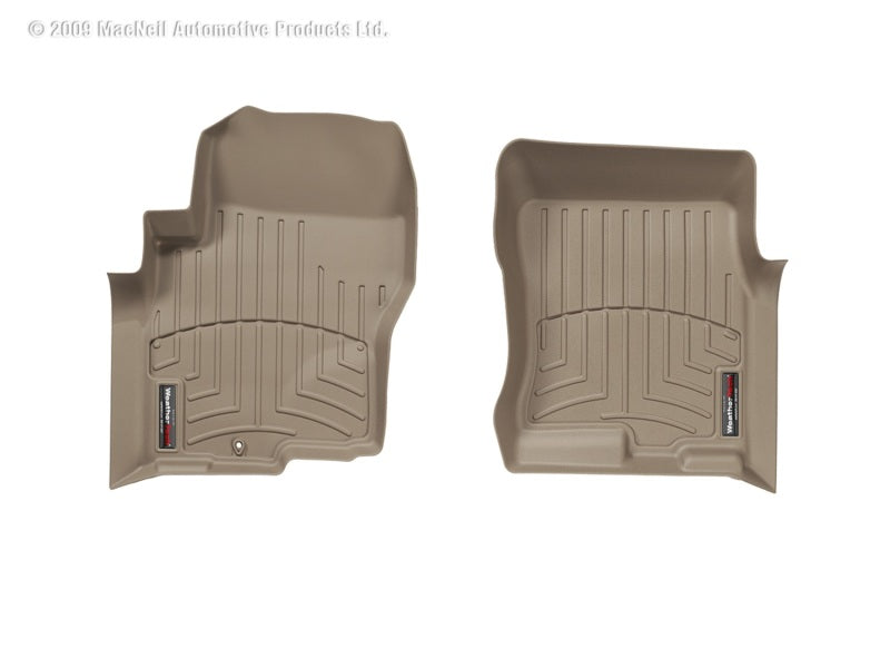 WeatherTech 05+ Nissan Frontier Crew Cab Front FloorLiner - Tan