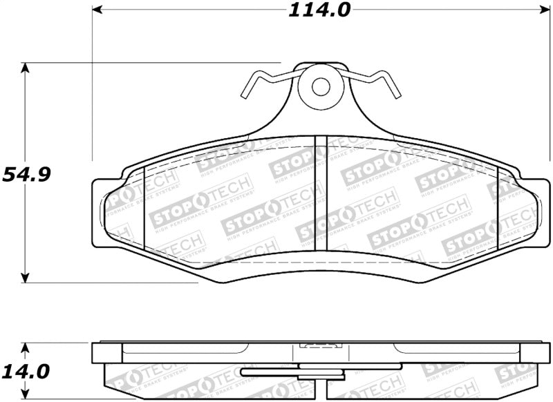 StopTech Street Brake Pads