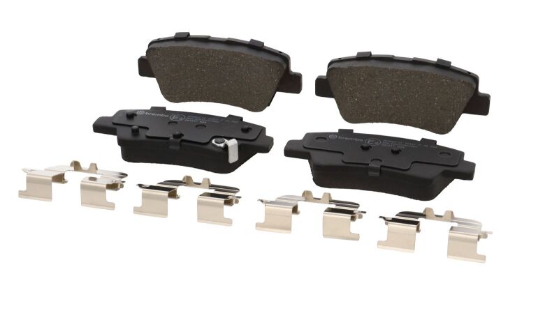 Brembo OE 2017 Hyundai Elantra/18-22 Ioniq/18-19 Sonata/16-17 Veloster Low-Met Brake Pad - Rear