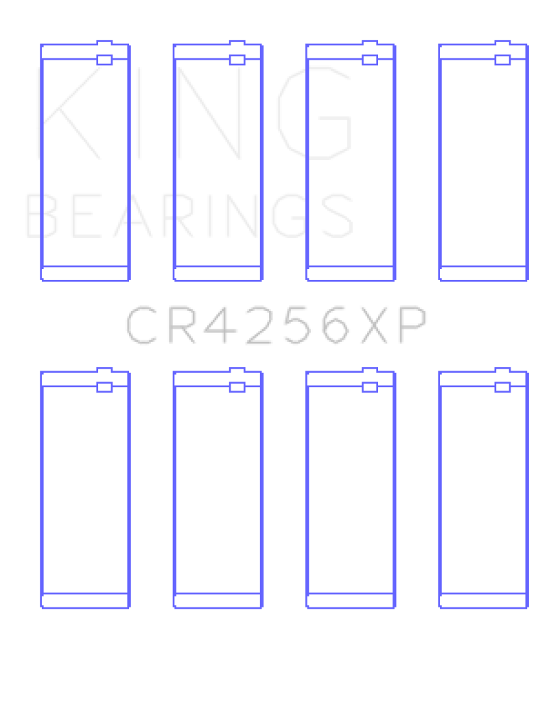 King 03-05 Dodge Neon SRT4 2.4L (Size STDX) Performance Rod Bearing Set-King Engine Bearings-797 Offroad