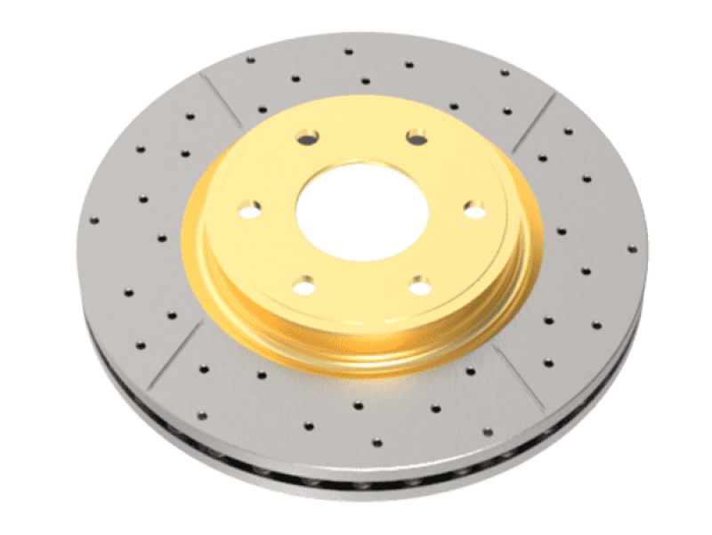 DBA 90-93 Mazda Miata Rear Street Drilled & Slotted Rotor