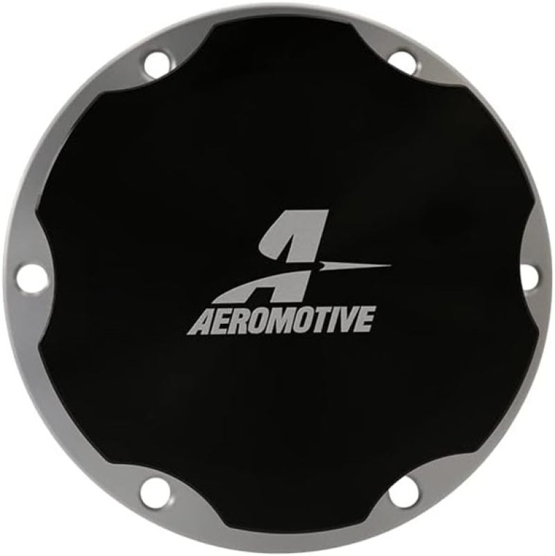 Aeromotive Fillcap - Screw-on - 3-inch - Flanged - 6-Bolt - Black