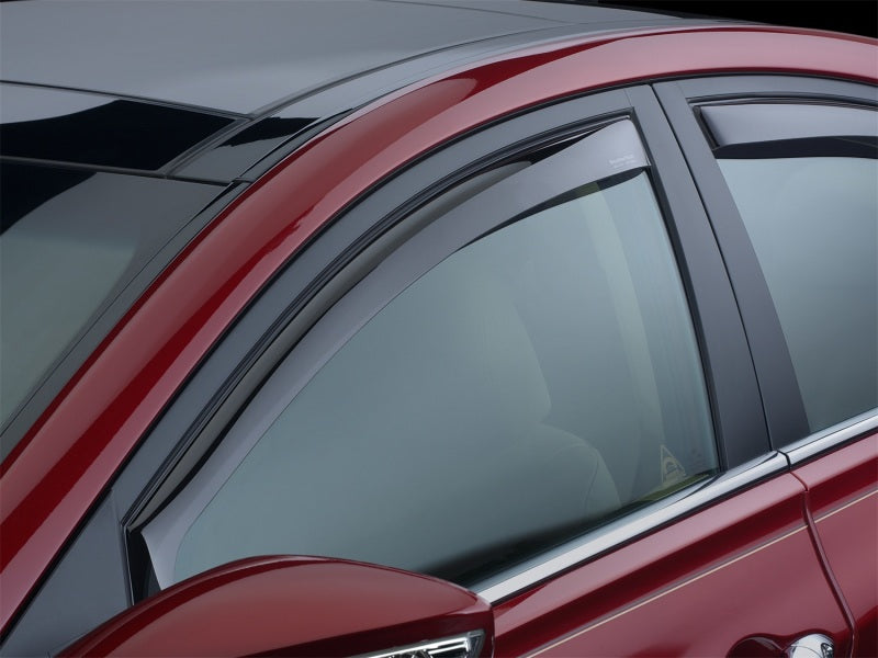 WeatherTech 11+ Chevrolet Spark Front Side Window Deflectors - Dark Smoke