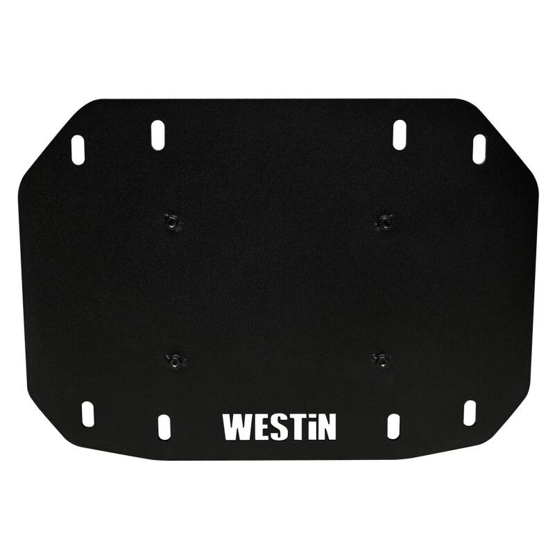 Westin 18-25 Wrangler JL Spare Tire Delete Plate - Tex. Blk