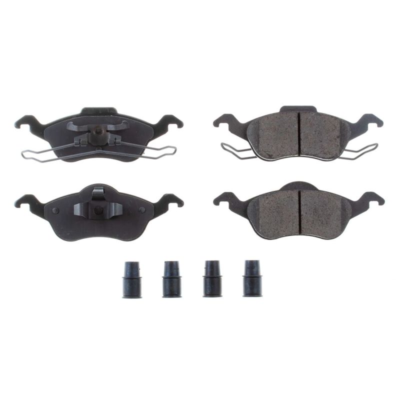 Power Stop 00-04 Ford Focus Front Z17 Evolution Ceramic Brake Pads w/Hardware