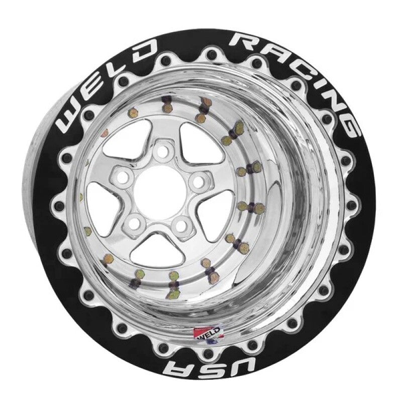 Weld Alumastar 2.0 15x14 / 5x4.75 BP / 4in. BS Polished Wheel