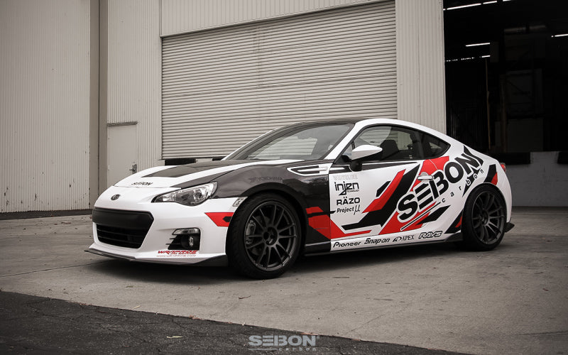 Seibon 12-14 Subaru BRZ TA-Style Carbon Fiber Front Lip