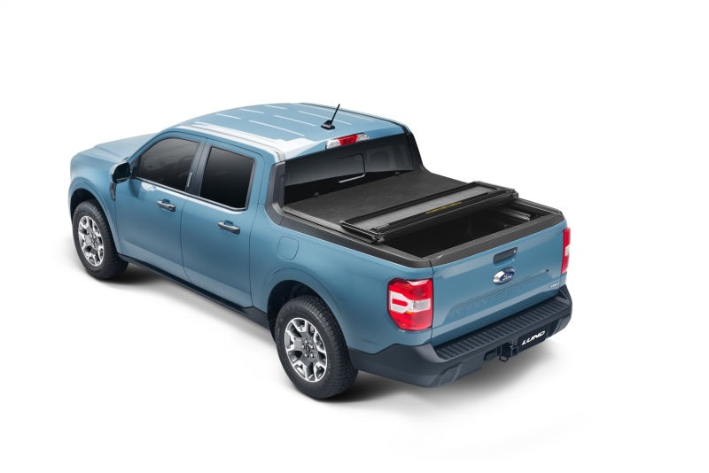 Lund 22-23 Ford Maverick (4.5ft Bed) Hard Fold Tonneau Cover - Black