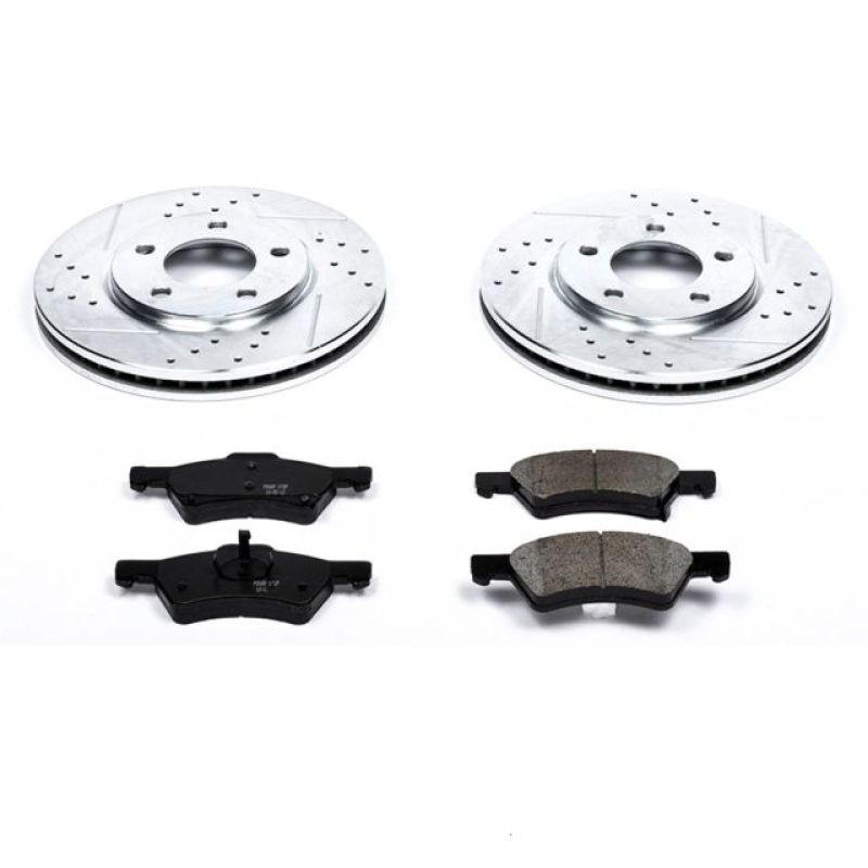 Power Stop 01-07 Chrysler Town & Country Front Z23 Evolution Sport Brake Kit