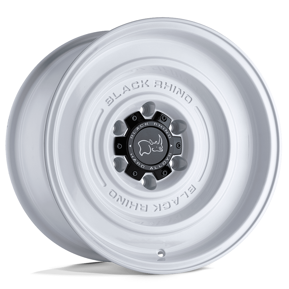 Black Rhino SOLID Gloss White wheel view 4