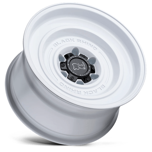 Black Rhino SOLID Gloss White wheel view 2