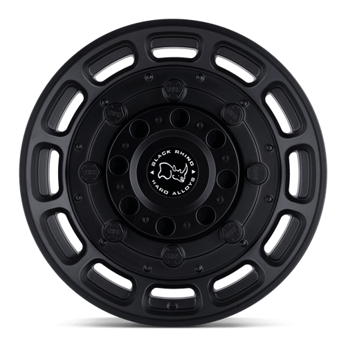Black Rhino WARTHOG Matte Black wheel view 3