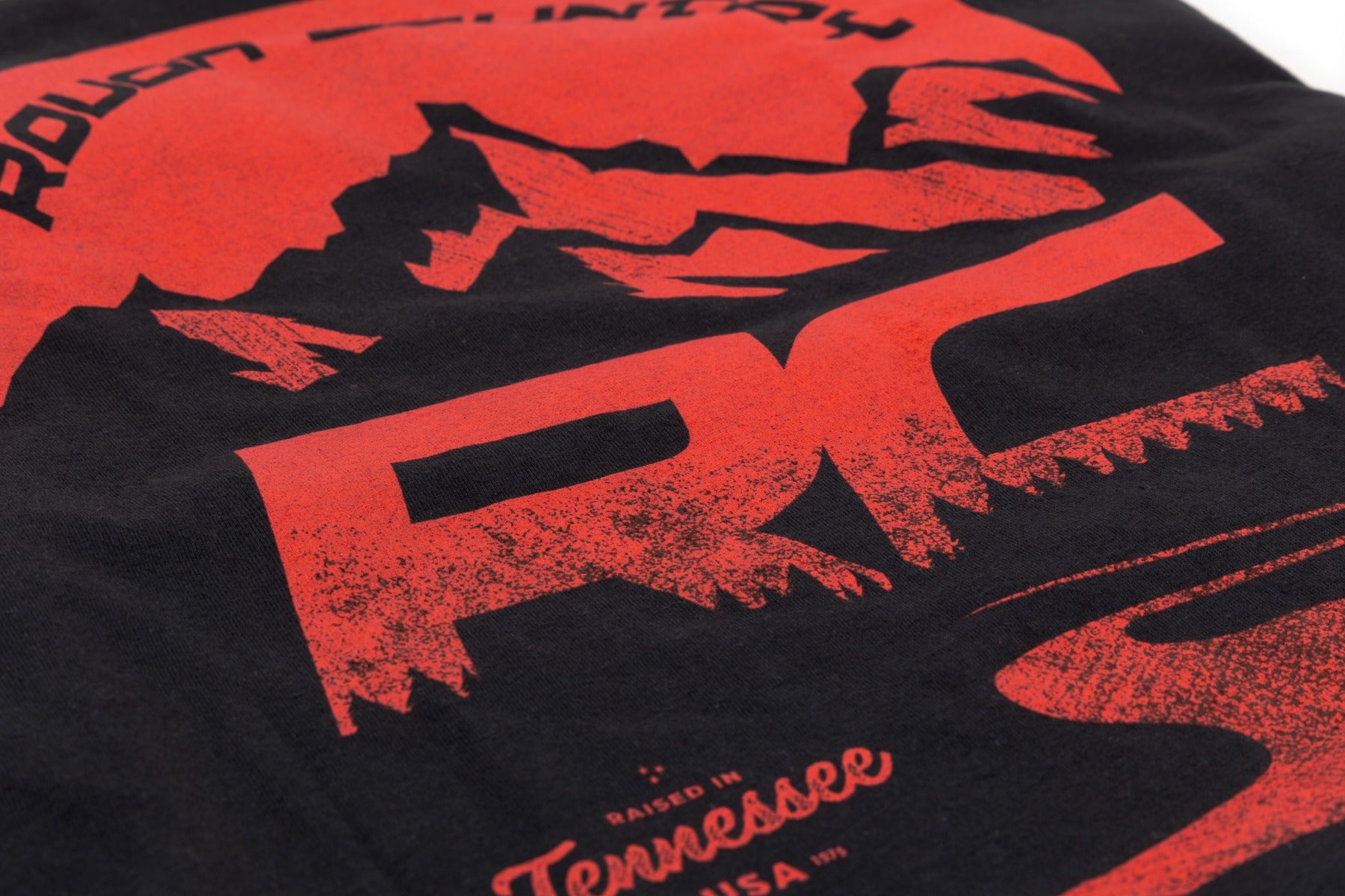 Rough Country T-Shirt | RC Mountains | Black | 3XL