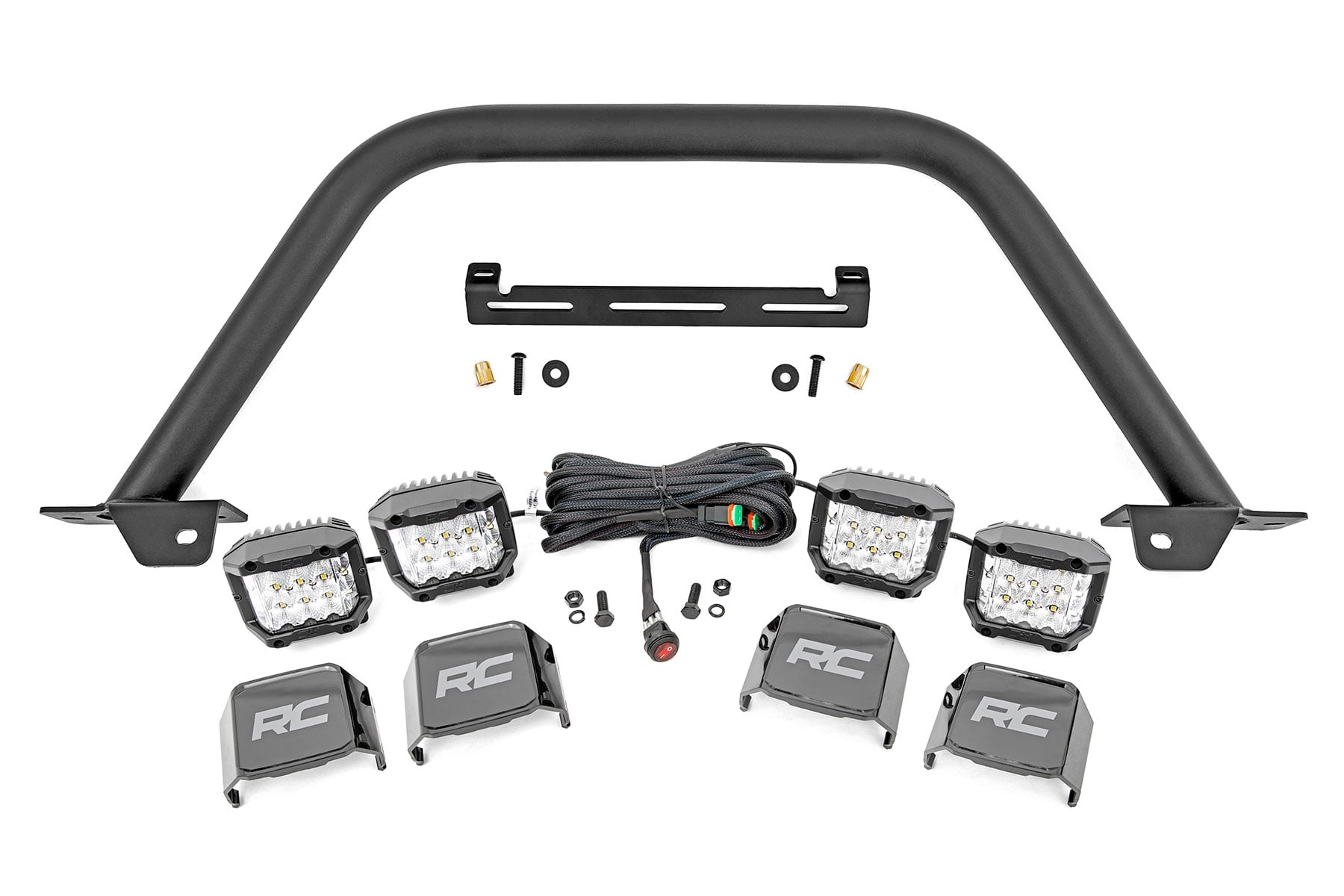 Safari Bar | 3" OSRAM (Quad) | Wide | OE Modular Steel | Ford Bronco (21-26)
