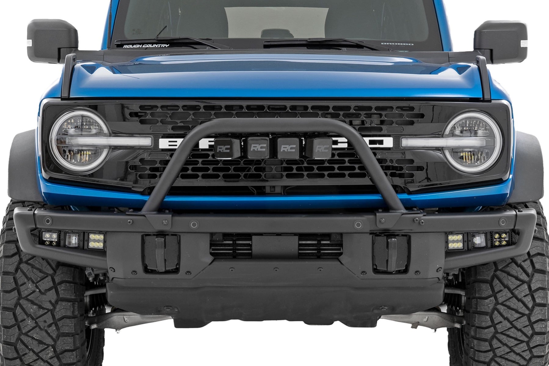 Safari Bar | 3" OSRAM (Quad) | Wide | OE Modular Steel | Ford Bronco (21-26)