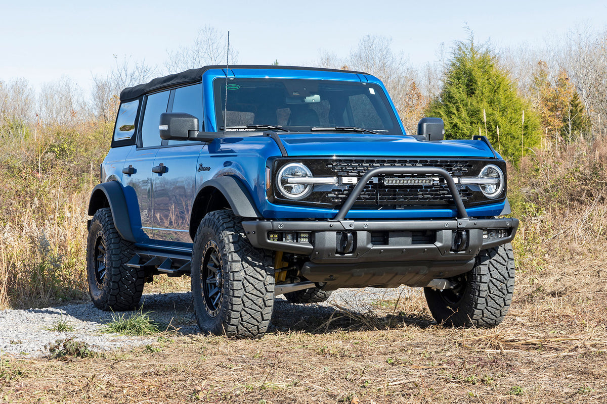 Safari Bar | 12" LED Light Bar | Black | DRL | Single Row | OE Modular Steel | Ford Bronco (21-26)