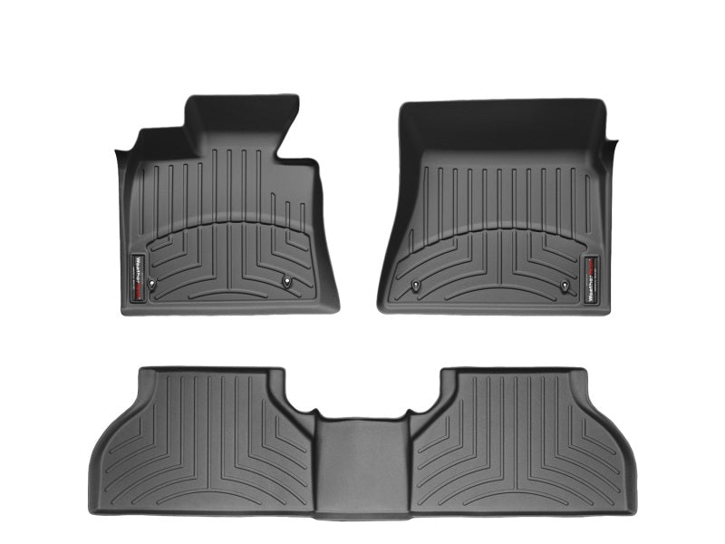 Weathertech 05-10 Kia Sportage 1st & 2nd Row Black Floor Liners