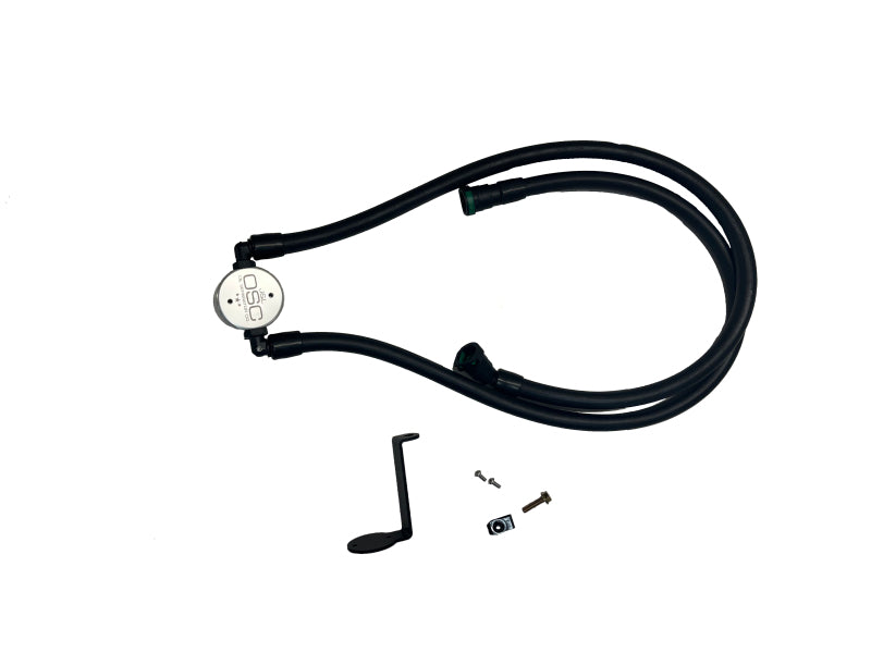 J&L 2025 Ford Explorer 2.3L EcoBoost 3.0 PVC Side Oil Separator - Clear Anodized