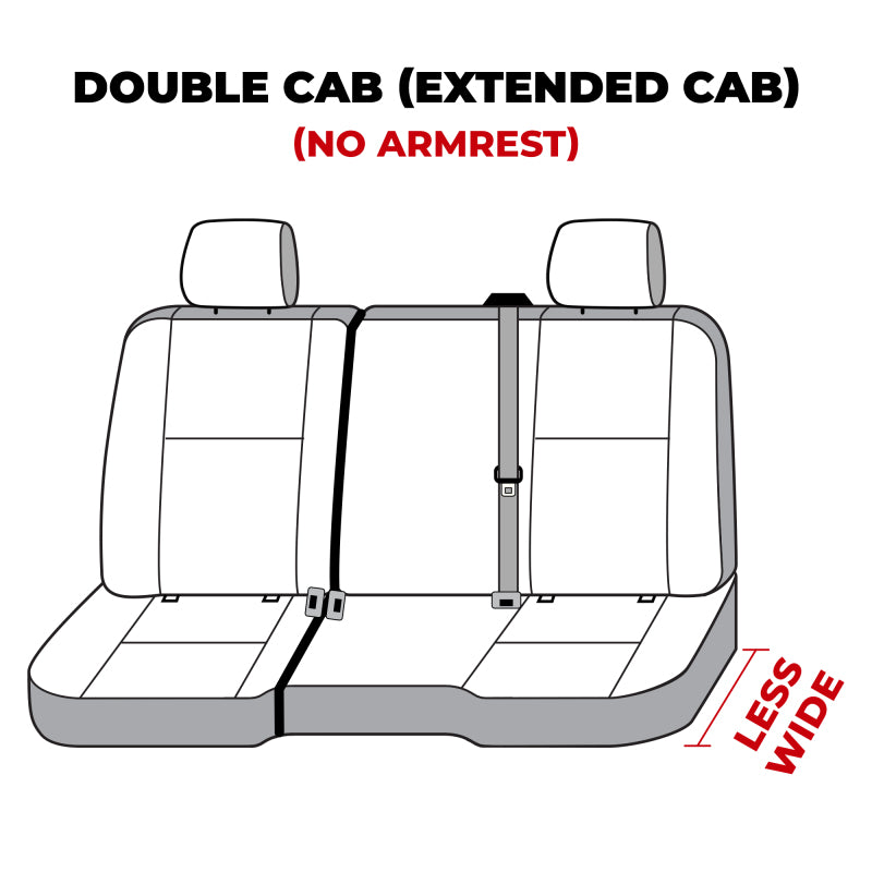 Covercraft 14-18 Chevrolet Silverado Polycotton SeatSaver Custom Second Row Seat Covers - Grey