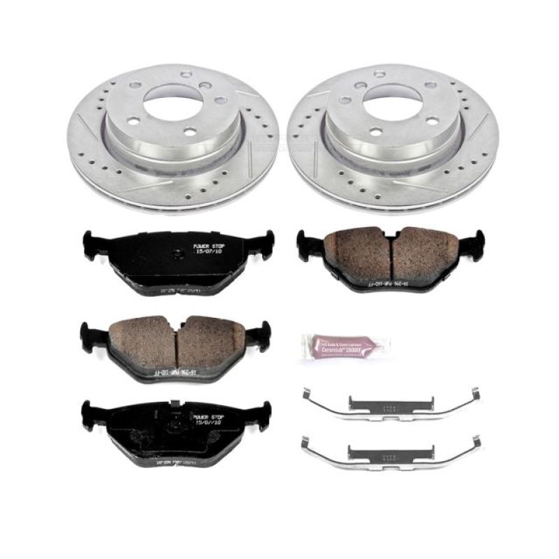 Power Stop 98-99 BMW 323i Rear Z23 Evolution Sport Brake Kit