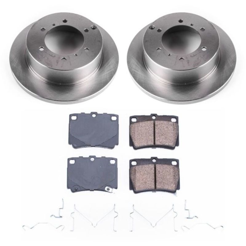 Power Stop 97-04 Mitsubishi Montero Sport Rear Autospecialty Brake Kit