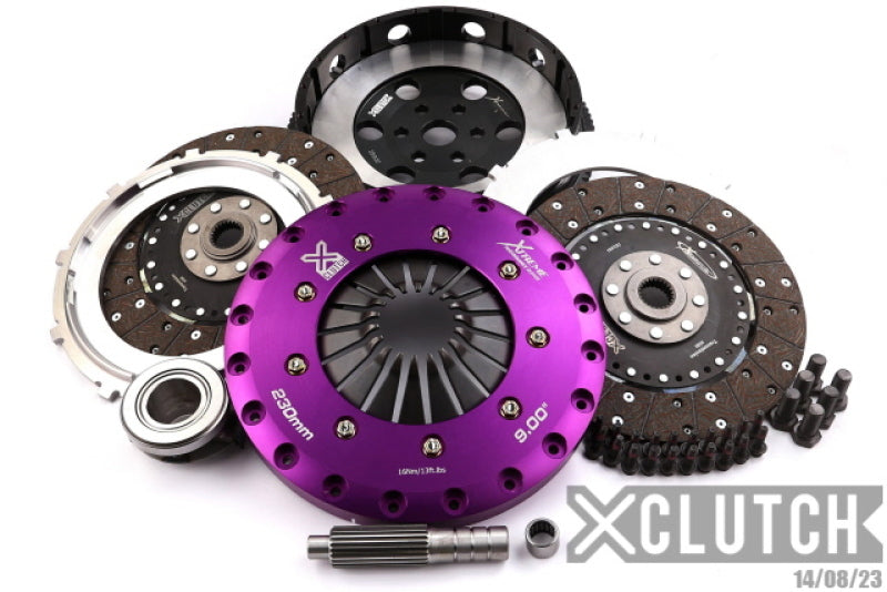 XClutch 06-07 Mazda Mazdaspeed 3 2.3L Turbo 9in Twin Solid Organic Clutch Kit