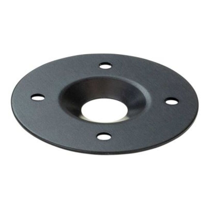 Moroso Large 1-3/4in Diameter Quick Fastener Reinforcing Plates - Black (10 Pack)