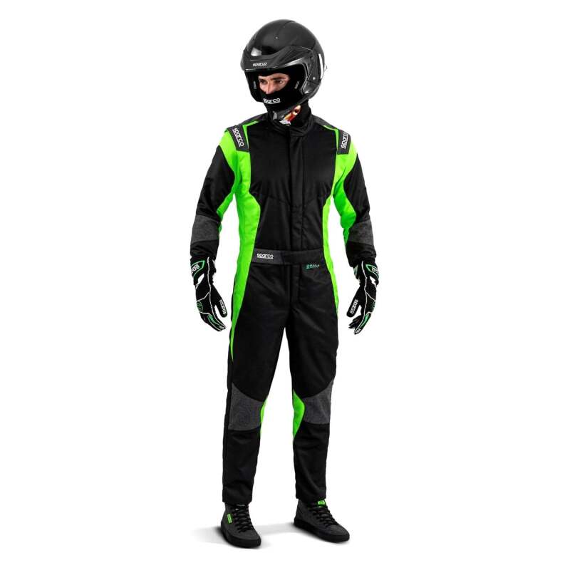 Sparco Suit Futura Size 64 Black/Green